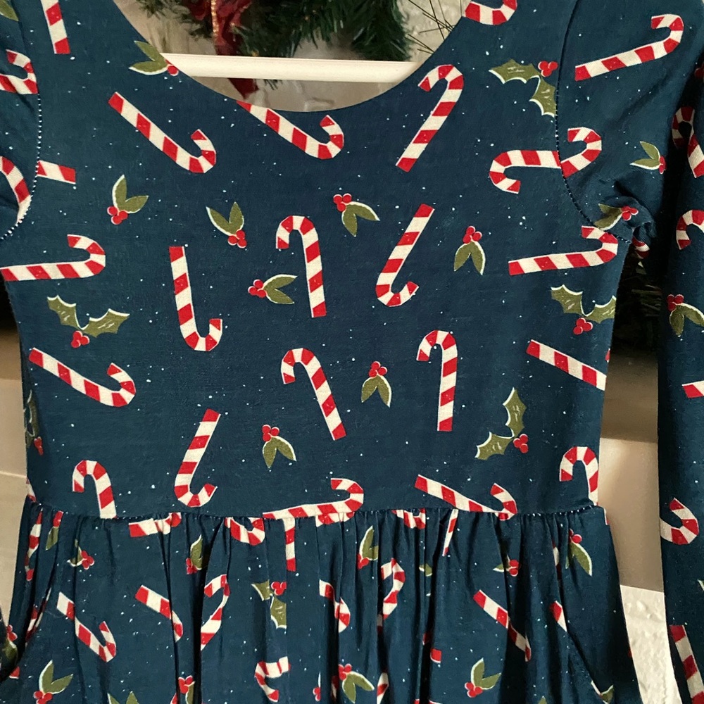 Sweethoney candy cane Christmas romper outfit - Picture 5 of 5